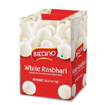 BIKANO WHITE RASBHARI TIN 1KG