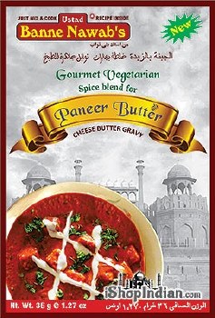 BANNE NAWAB'S PANEER BUTTER MASALA 36 GM