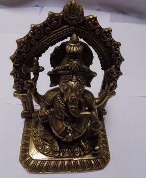 Brass Ganesh Murti No.3