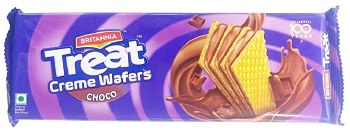 BRITANNIA TREAT CREME CHOCOLATE WAFERS 150GM