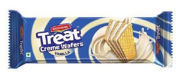 BRITANNIA TREAT CREME VANILLA WAFERS 150GM