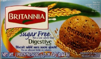 BRITANIA SUGAR FREE DIGESTIVE 200 GM