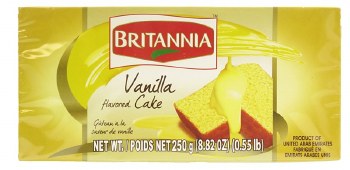 BRITANNIA VANILLA CAKE 250G