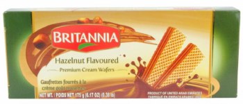 BRITANNIA CREAM WAFER HAZELNUT SMALL 85 GM