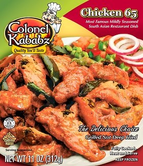 COLONEL KABABZ FROZEN BUTTER CHICKEN RICE 345 GM