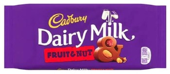 CADBURY DAIRY MILK FRUIT N NUT 200 GM