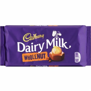 CADBURY DAIRY MILK WHOLE NUT 200 GM