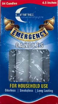 Candles Multipurpose 5'' 4cndl