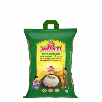 CHAKRA PONNI BOILED RICE 20LB
