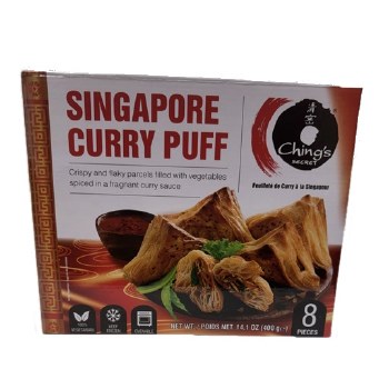 CHING'S FROZEN SINGAPORE CURRY PUFF 8PC