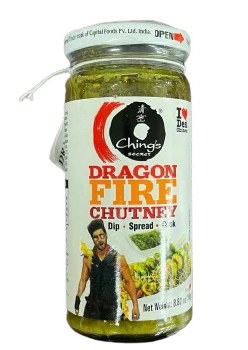 CHINGS SECRET DRAGON FIRE CHUTNEY 250 GM