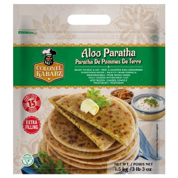 COLONEL KEBABZ FROZEN ALOO PARATHA 15PC