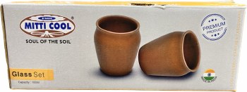 Red Clay Cup/glass 100ml 6pc