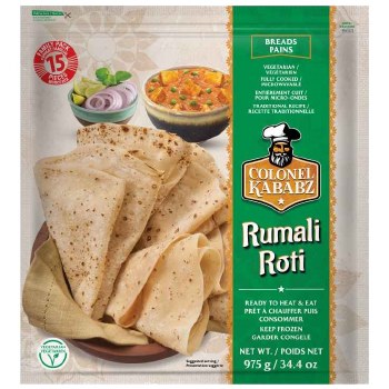 COLONEL KABABZ FROZEN RUMALI ROTI 15PC