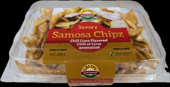 Crispy Samosa Chip Chilli Lime