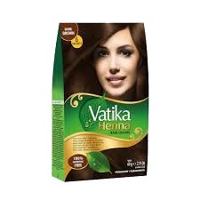 VATIKA DARK BROWN HAIR COLOR 60GM