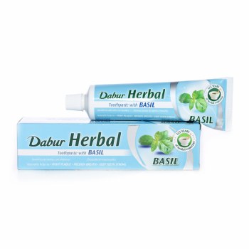 DABUR HERBAL TOOTHPASTE IMPERIAL BASIL 100ML