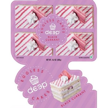 DEEP EGGLESS CAKES BLACK CURRENT CAKE NET WT 9.9 OZ (280 GM)