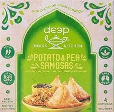 Potatos and Peas Frozen Samosa