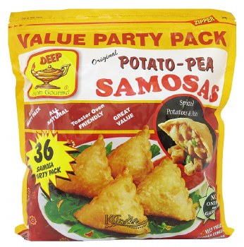 DEEP FROZEN POTATO PEAS SAMOSA 36 CT (600 GM)