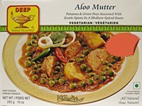DEEP FROZEN ALOO MATAR 10 OZ