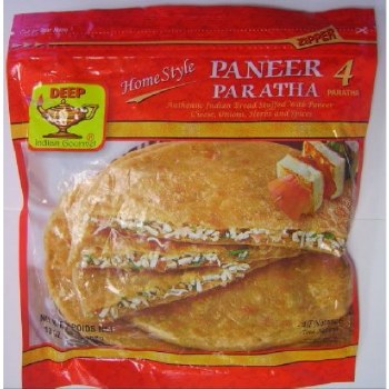 DEEP FROZEN PANEER PARATHA 4PC 12 OZ