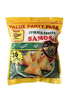 DEEP FROZEN SPINACH PANEER SAMOSA 36 CT (600 GM)