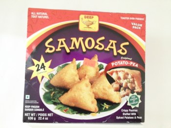 DEEP FROZEN  POTATO PEAS SAMOSA 24 CT