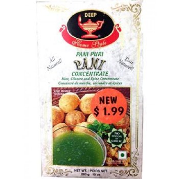 DEEP FROZEN CHUTNEY PANI PURI 9 OZ