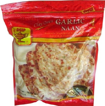 DEEP FROZEN NAAN GARLIC 12 PC