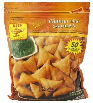 DEEP FROZEN CHANA SAMOSA 50 COUNT 12OZ