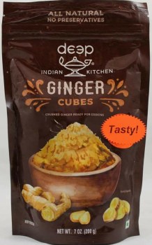 DEEP FROZEN GINGER CUBES 200GM