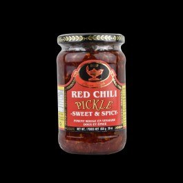 DEEP SWEET AND SPICY RED CHILLI PICKLE 30 OZ