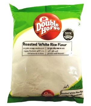 DOUBLE HORSE ROASTED WHITE RICE FLOUR NET WT 1 KG
