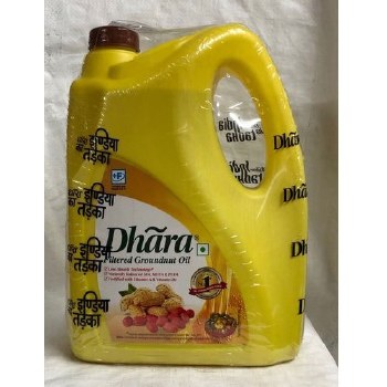 DHARA GROUNDNUT/ PEANUT OIL 5 LT