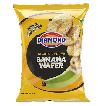 DIAMOND PEPPER BANANA WAFFER 150GM