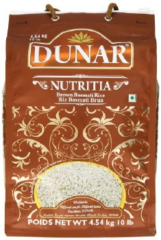 DUNAR BROWN BASMATI RICE 10LB