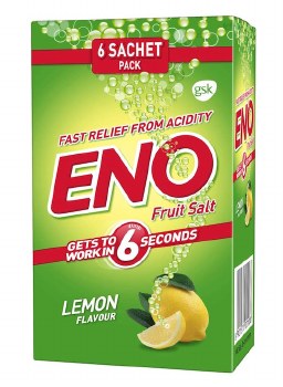ENO FRUIT SALT ANTACID POWDER LEMON FLAVOUR 60 PC PACK