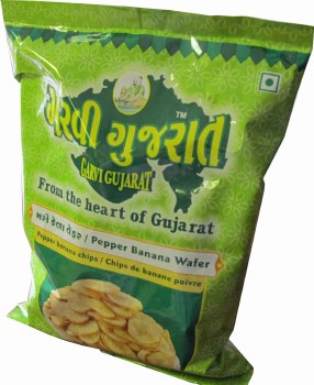 GARVI GUJRAT YELLOW BANANA WAFER 285G