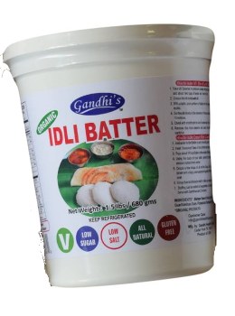 GANDHI'S ORGANIC IDLI BATTER 680GM