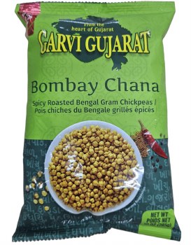GARVI GUJARAT BOMBAY CHANA SPICY ROASTED BENGAL GRAM CHICKPEAS 285 GM