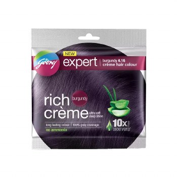 GODREJ EXPERT BURGUNDY HAIR COLOR 20 GM POUCH