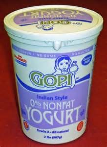 GOPI YOGURT NON FAT 2LB