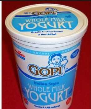 GOPI YOGURT WHOLE MILK PLAIN 4LB