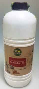 GRAMIYAA WOOD COLD PRESSED GROUND NUT OIL 34 OZ
