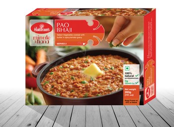 HALDIRAM'S PAV BHAJI  FROZEN 10OZ