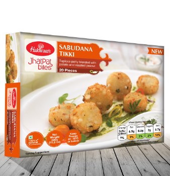 HALDIRAM'S SABUDANA TIKKI 20 PC - 300 GM