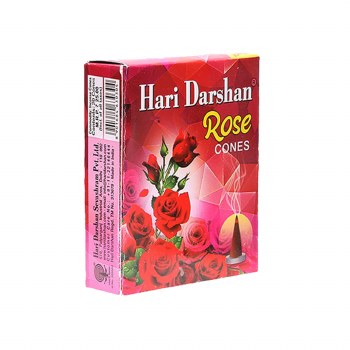 HARI DARSHAN DHOOP CONES ROSE