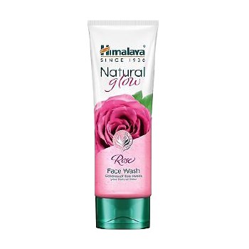 HIMALAYA NATURAL GLOW ROSE FACE WASH 100ML