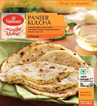HALDIRAM'S PANEER KULCHA  FROZEN 4PC